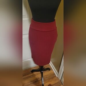 Emory Rose Burgundy Bodycon Pencil Skirt, Size Small, NWT